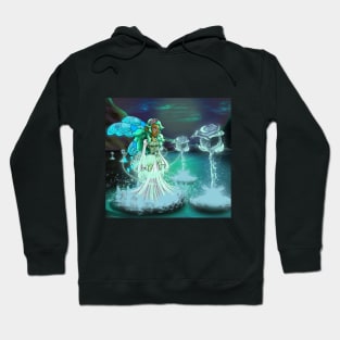 African American Fairy and Roses Hoodie